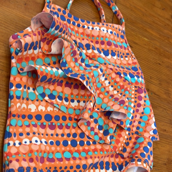 Garnet Hill Toddler Girl’s Swimsuit. - Picture 4 of 5